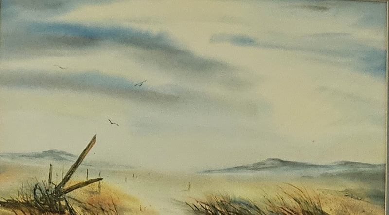 Alberta Foothills, watercolour by Lorina Stephens